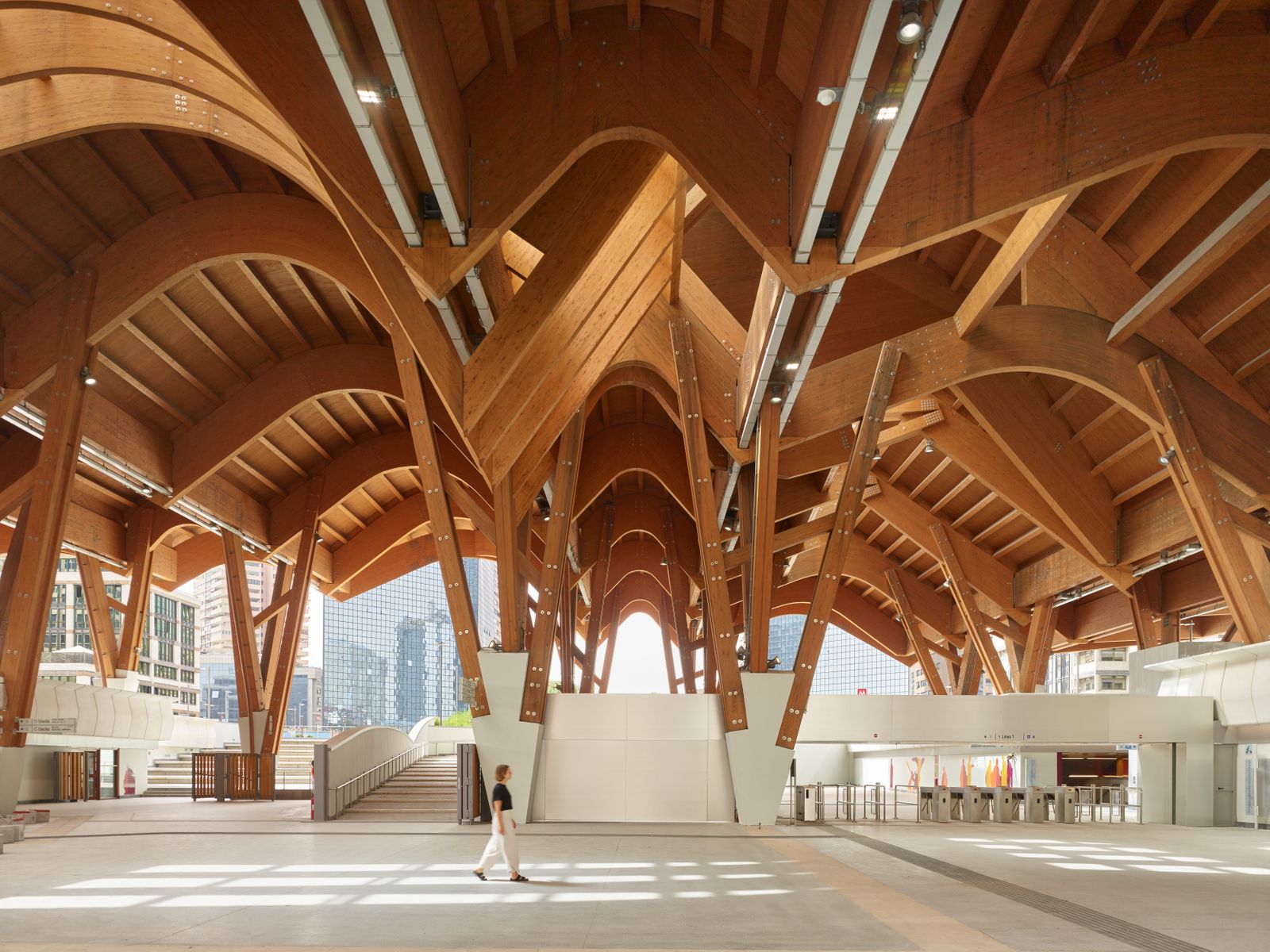 Naples Underground Central Station "Centro Direzionale"