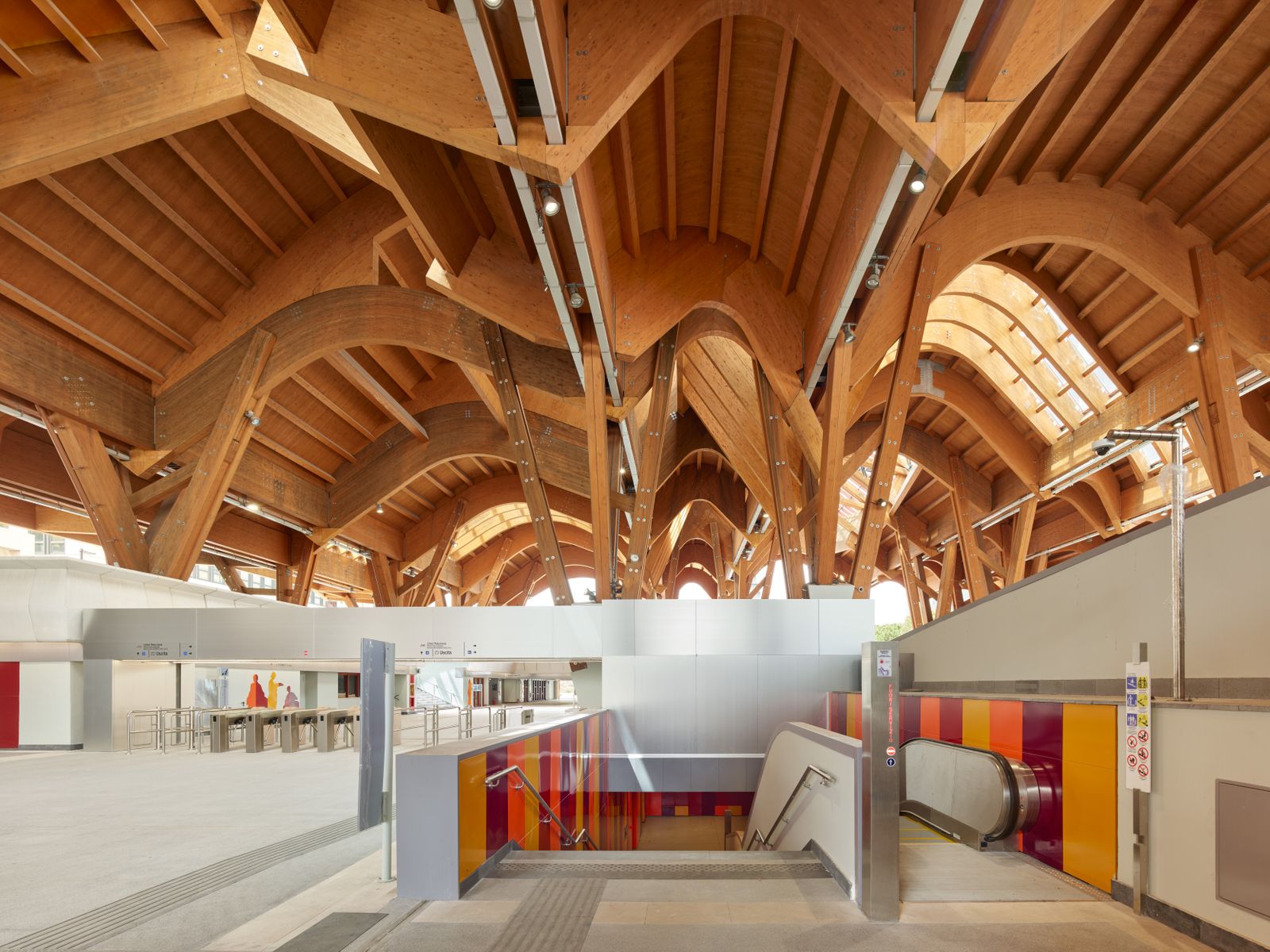 Naples Underground Central Station "Centro Direzionale"