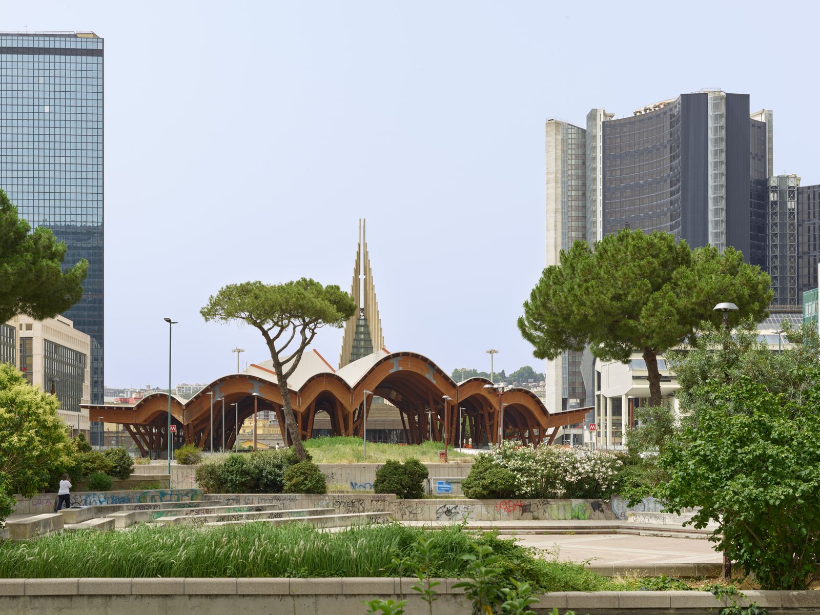 Naples Underground Central Station "Centro Direzionale"