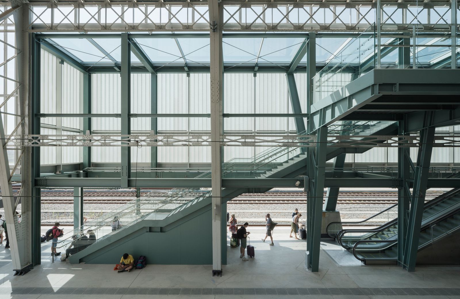 Estación de Tren y Pasarela Peatonal de Santiago de Compostela