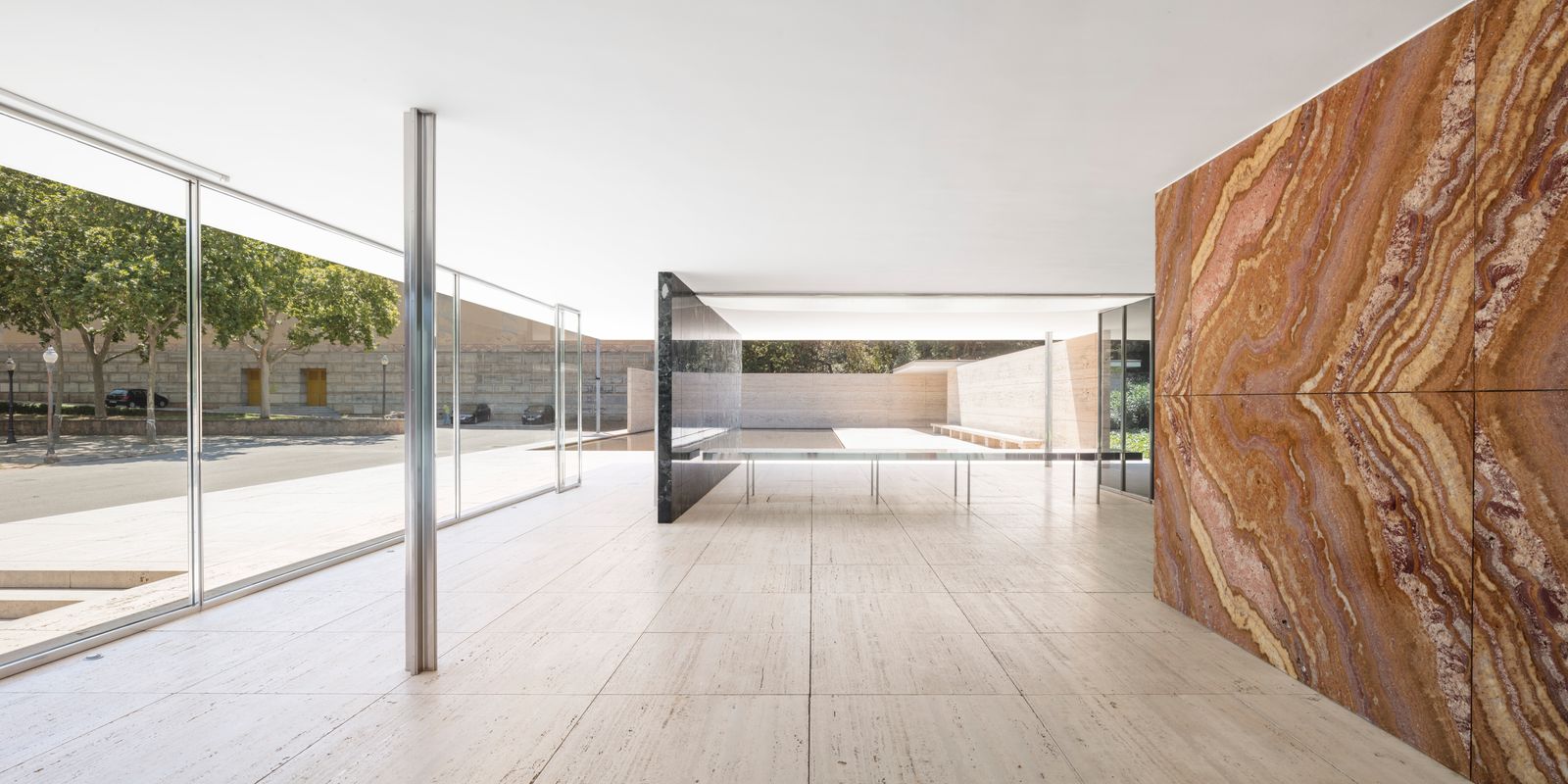 Re-enactment: Lilly Reich's Work Occupies the Barcelona Pavilion