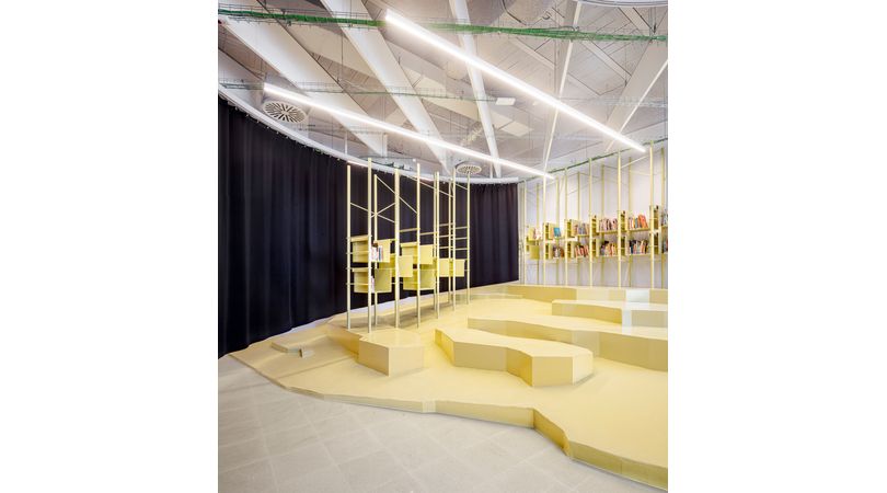 Area infantil de la biblioteca de nou barris | Premis FAD 2024 | Interiorisme