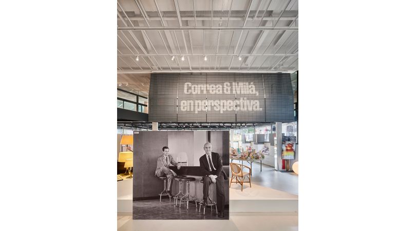 Correa & milá, en perspectiva - exposició al coac sobre els arquitectes federico correa i alfonso milá. | Premis FAD 2024 | Intervencions Efímeres